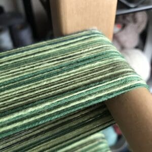 Green Warp on Warping Board