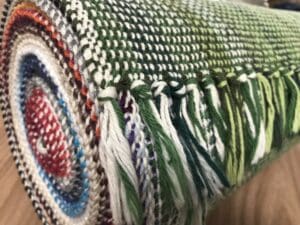 Handwoven Green Fabric