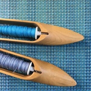 Handwoven Fabric - two shuttles